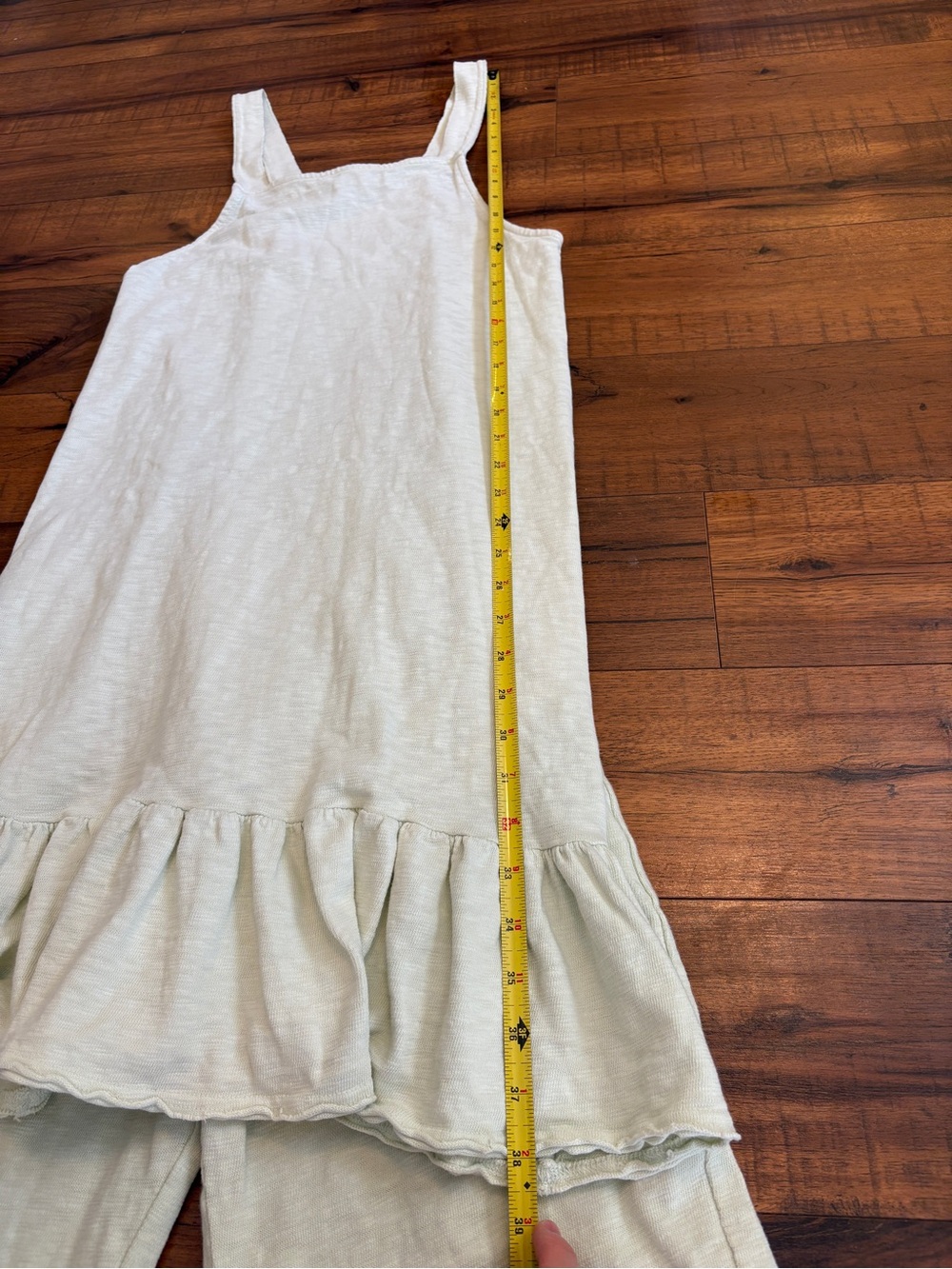 FREE PEOPLE BEACH Dream Of You 2 Piece Maxi Tunic And Pant Set Mint Small - Picture 3 of 9